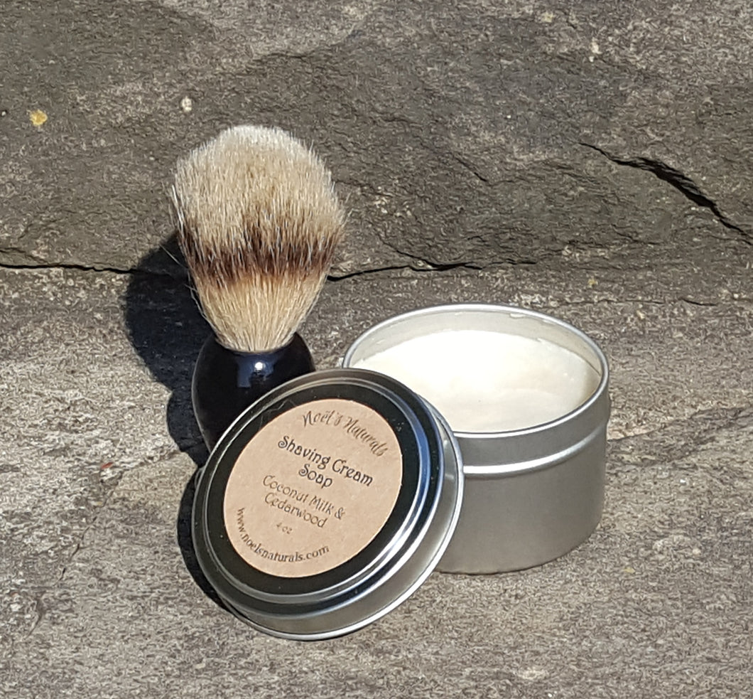 Shaving Cream Soap - Coconut Milk & Cedarwood